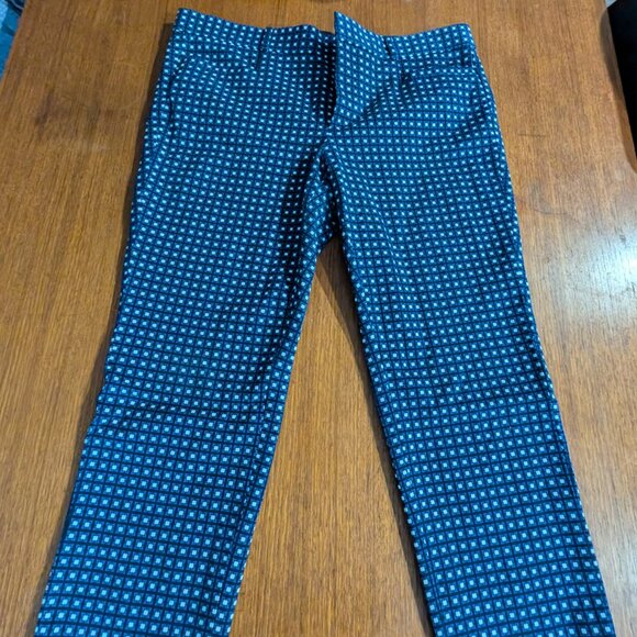 Banana Republic Cropped print pants - Picture 1 of 8